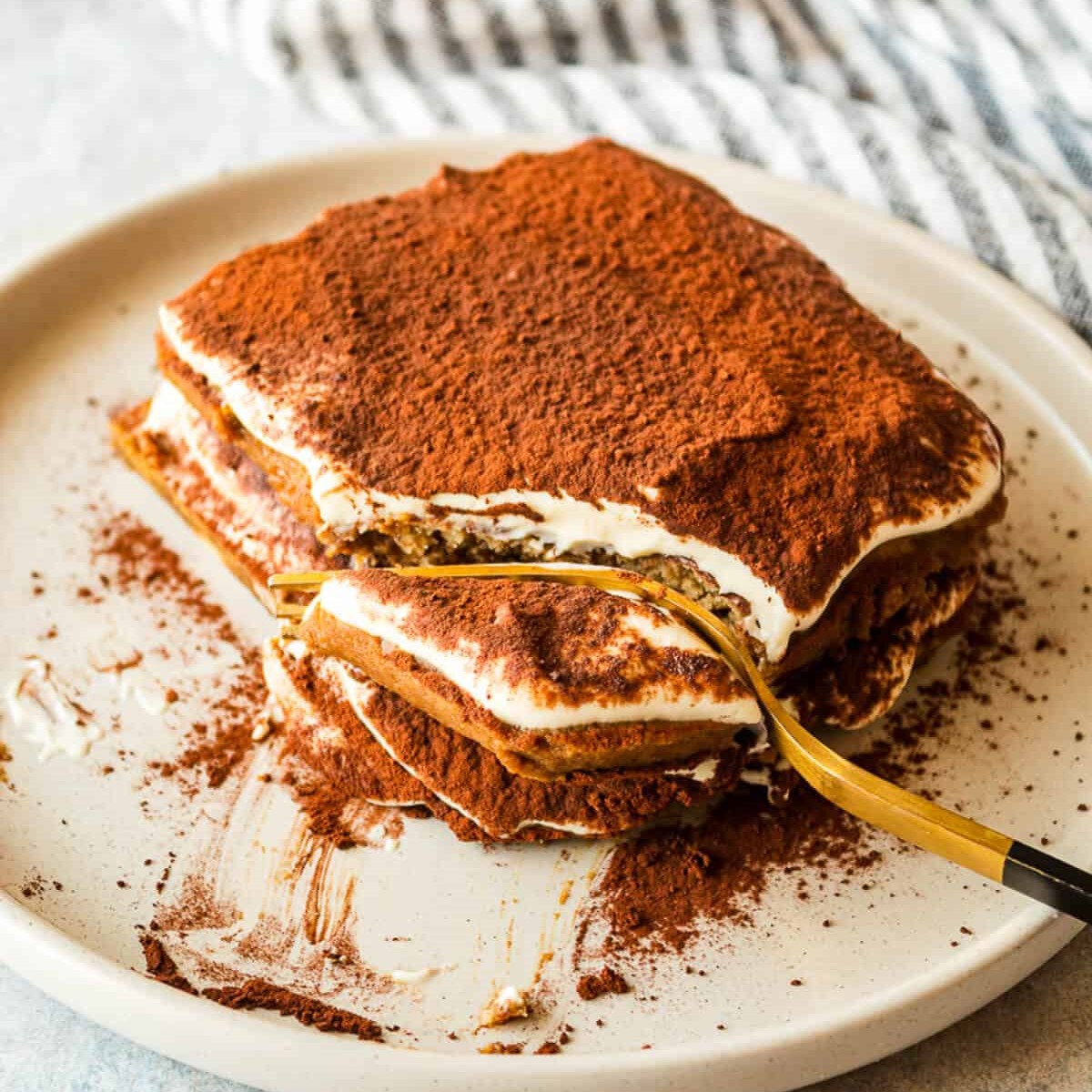 Healthy tiramisu